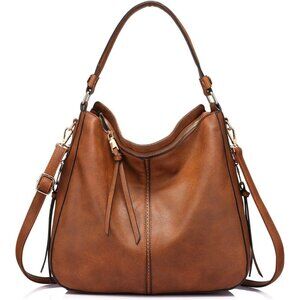 Hobo Crossbody Bags for Women, Designer Leather, Large Shoulder & Bucket Purse